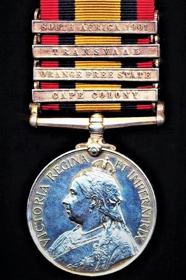 Aberdeen Medals Queen S South Africa Medal Silver Issue