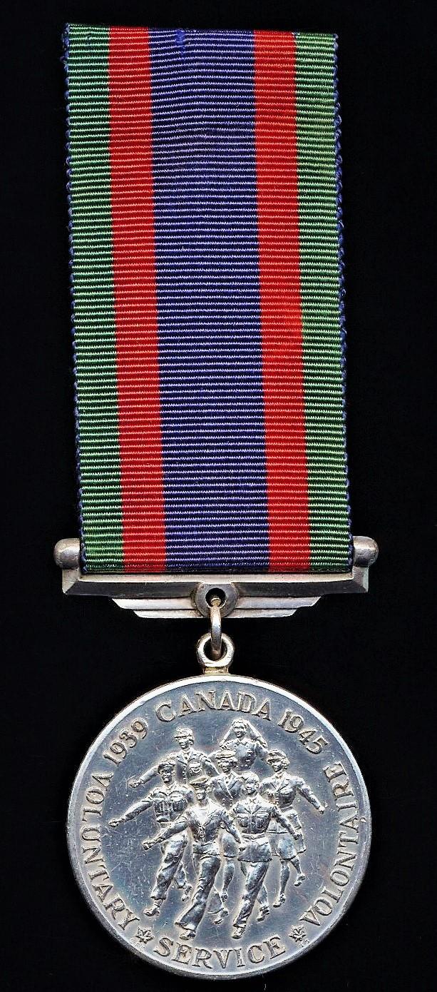 Canada: Canada Volunteer Service Medal (1939-1947). No clasp