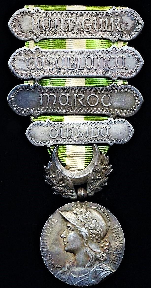 Aberdeen Medals France Morocco Campaign Medal 1907 191 Medaille Du