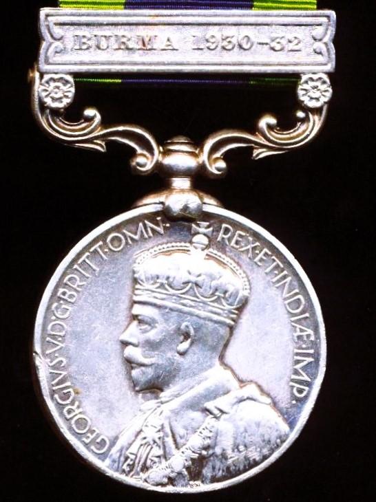 Aberdeen Medals India General Service Medal Gv Second Issue