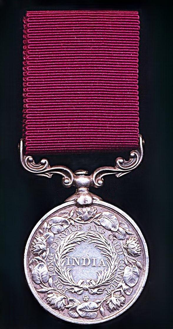 India Long Service and Good Conduct Medals. EDVII issue (2348 Lce. Dafdr: Bhagwan Singh 32d. Lcrs)
