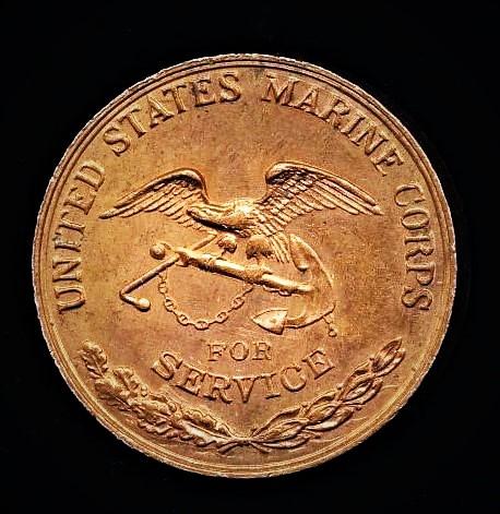 United States: Nicaraguan Campaign Medal (1912). United States Marine Corps reverse