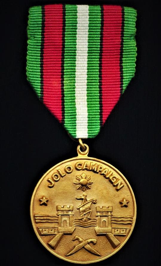 Philippines (Republic) : Jolo Campaign Service Medal