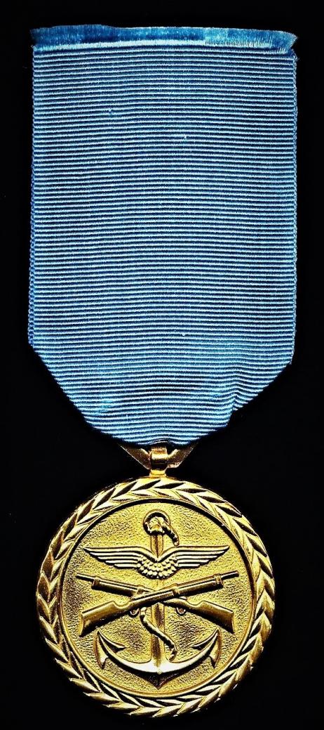 Algeria: Algerian People's National Armed Forces Long Service Medal. Gold grade