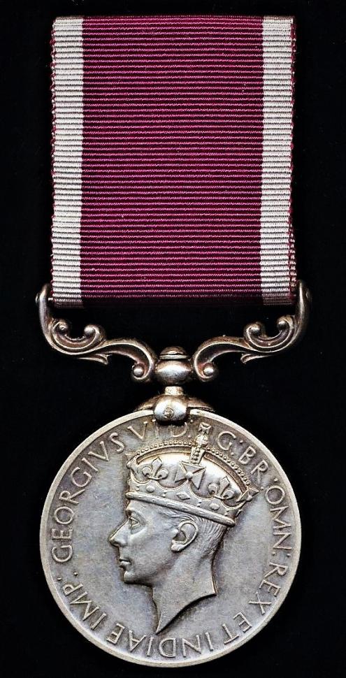 India Long Service & Good Conduct Medal. GVI issue. Un-named