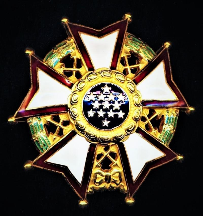 United States of America: Legion of Merit. Grand Commander (or 1st grade) Breast Star. Gilt & enamel