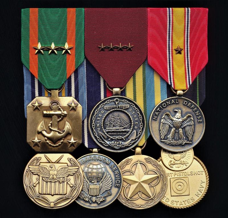 An un-attributed United States Navy medal group to a veteran of the 'Global War on Terrorism'