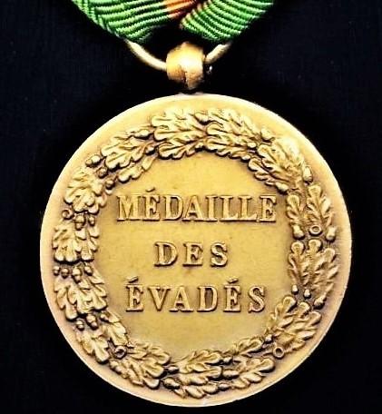 French Medaille Des Evades