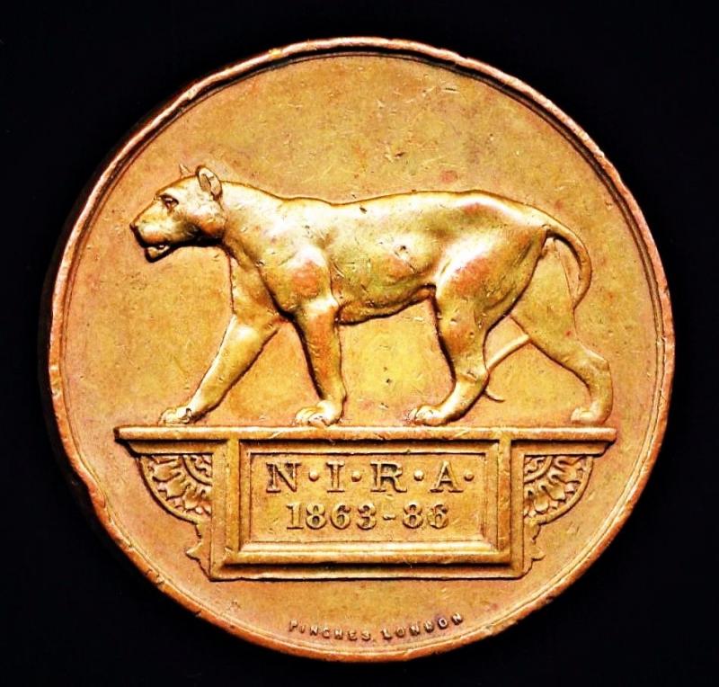 British India: Army Rifle Association, India, 1921. Regular size prize medal. Bronze