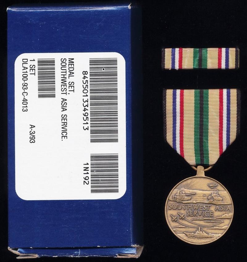 United States: Southwest Asia Service Medal 1990-1995