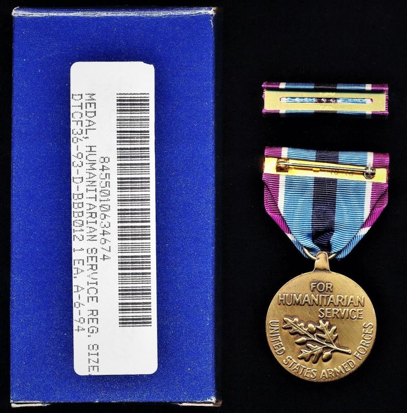 U.S. Humanitarian Service Medal Set in Box 