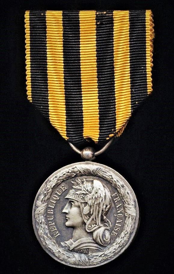 France: Medal for Dahomey 1892 (Medaille Du Dahomey 1892)