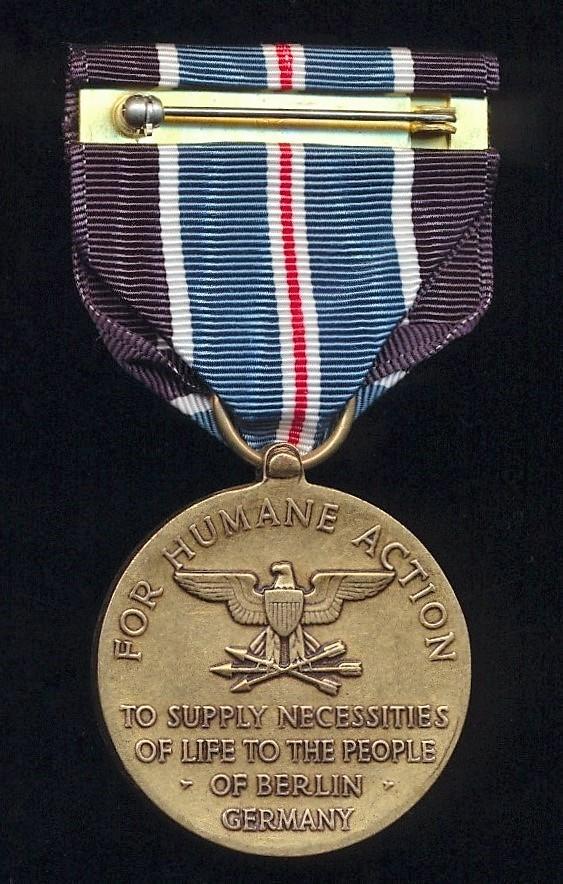 Aberdeen Medals | United States: Medal for Humane Action (Berlin ...