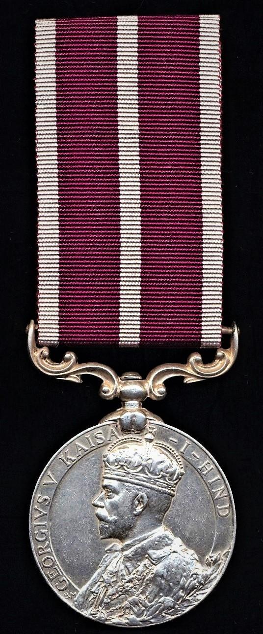 Indian Meritorious Service Medal. GV first type & an 'Immediate Award' issue (4157 A/Hav. Maj. Kharga Sing Gurung, 2/8/Gurkha Rfls.)
