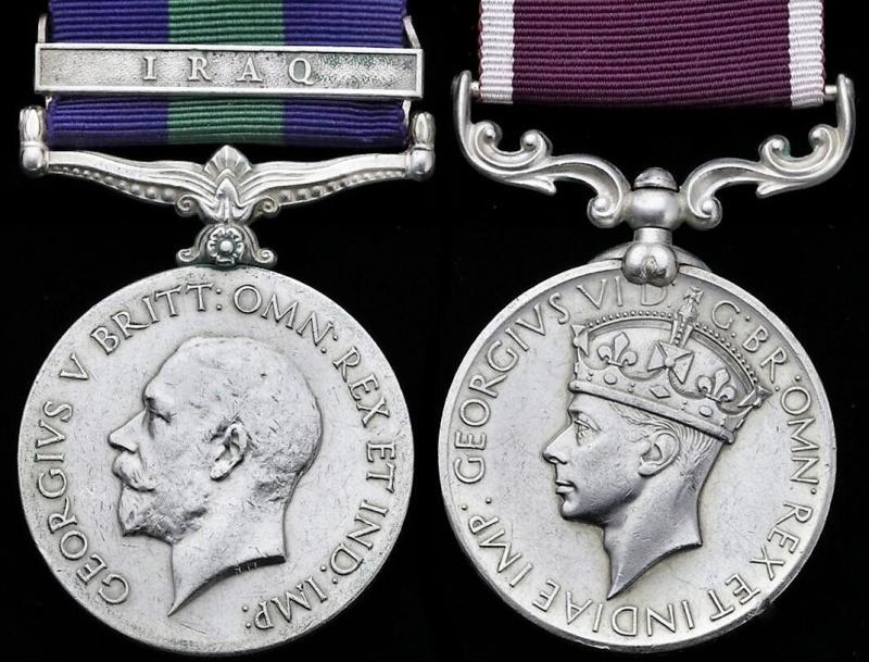 A Gurkha Rifleman's Inter-War era 'Arab Rebellion' Campaign and Long Service Medal Pair: Rifleman Makardhoj Limbu, 1st Battalion 10th Gurkha Rifles