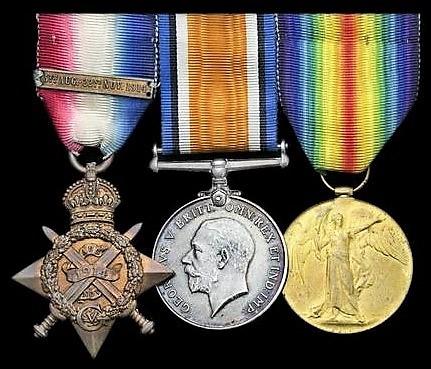 A Jock's 'Mons-Le Cateau' 1914 Star medal trio: Private Robert Charles McCraw 1st Battalion Queens Own Cameron Highlanders