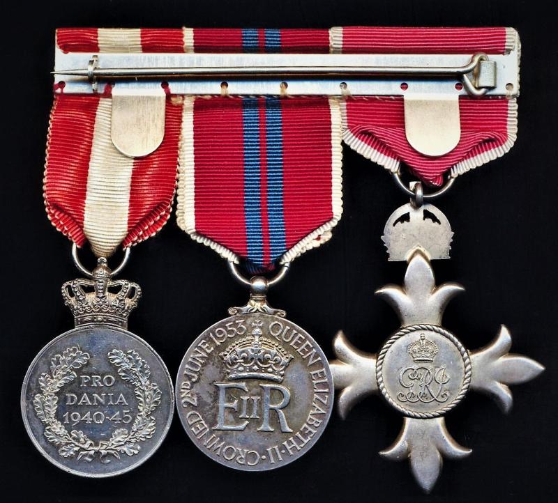 A Positively Attributed Second World War 'Kenya Colony' M.B.E. Medal Group of 3:  Eric Reginald St. Aubrey Davies, M.B.E., Government Secretary, Isle of Man, late Kenya Colony, Colonial Administrative Service