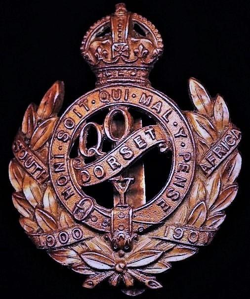 Queen's Own Dorset Yeomanry (Territorial Force): Cap badge. Bronze. Circa 1908-1922