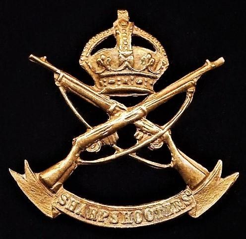 3rd County of London (Sharpshooters). Cap badge. Gilding metal. Circa 1901-1908