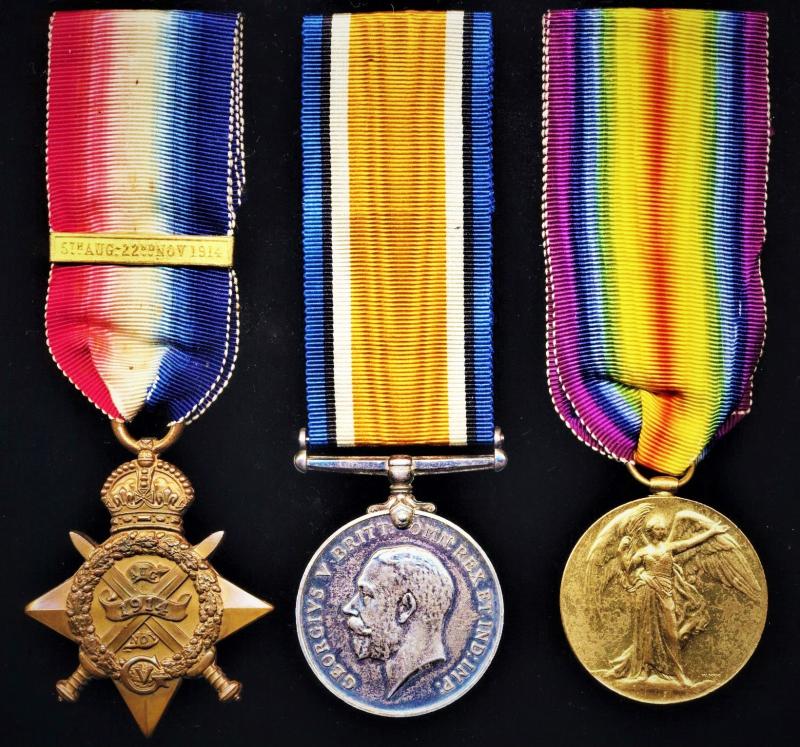 A fine multi-campaign, France, Salonica & Palestine, 'Hussar's' 1914 'Mons' Star & bar campaign medal group: Private Robert John Hutcheson, 3rd (King's Own) Hussars later served 7th Queens Own Hussars & sometime City of London Yeomanry