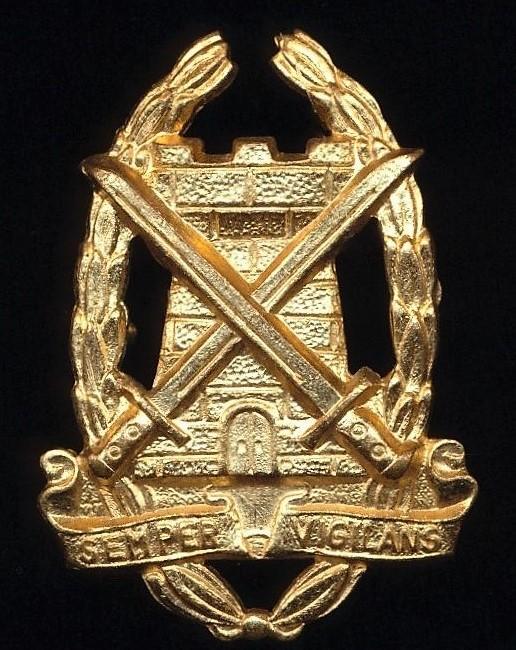 Republic of South Africa: Special Services Corps. Gilding metal cap badge