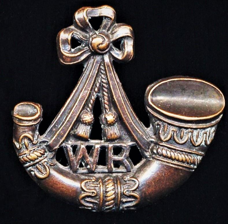 Union of South Africa: Witwatersrand Rifles. Bronzed copper badge