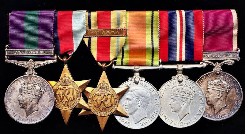 A Senior Warrant Officers campaign medal group of 6 together with archive: Sergeant-Major James Willis White, 1st Battalion Argyll & Sutherland Highlanders