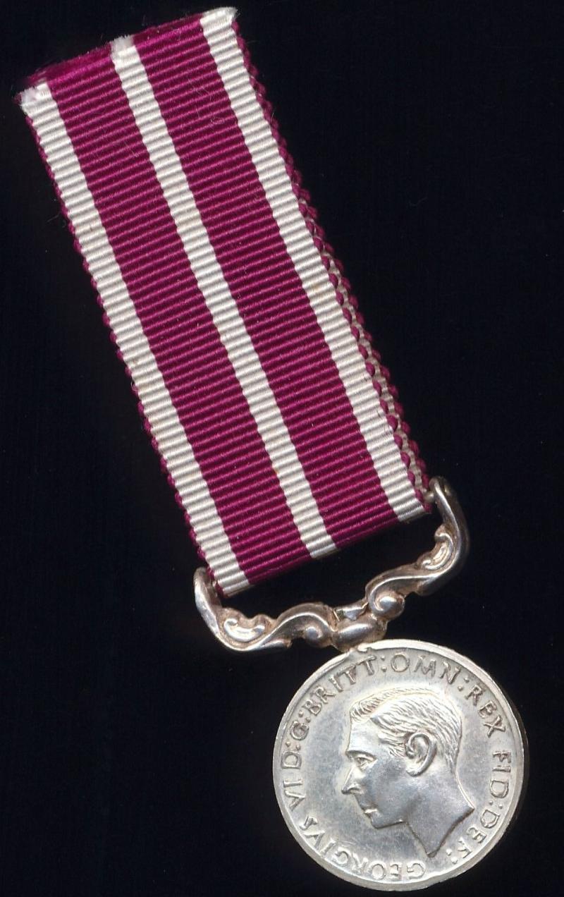 Military Meritorious Service Medal. GVI second issue