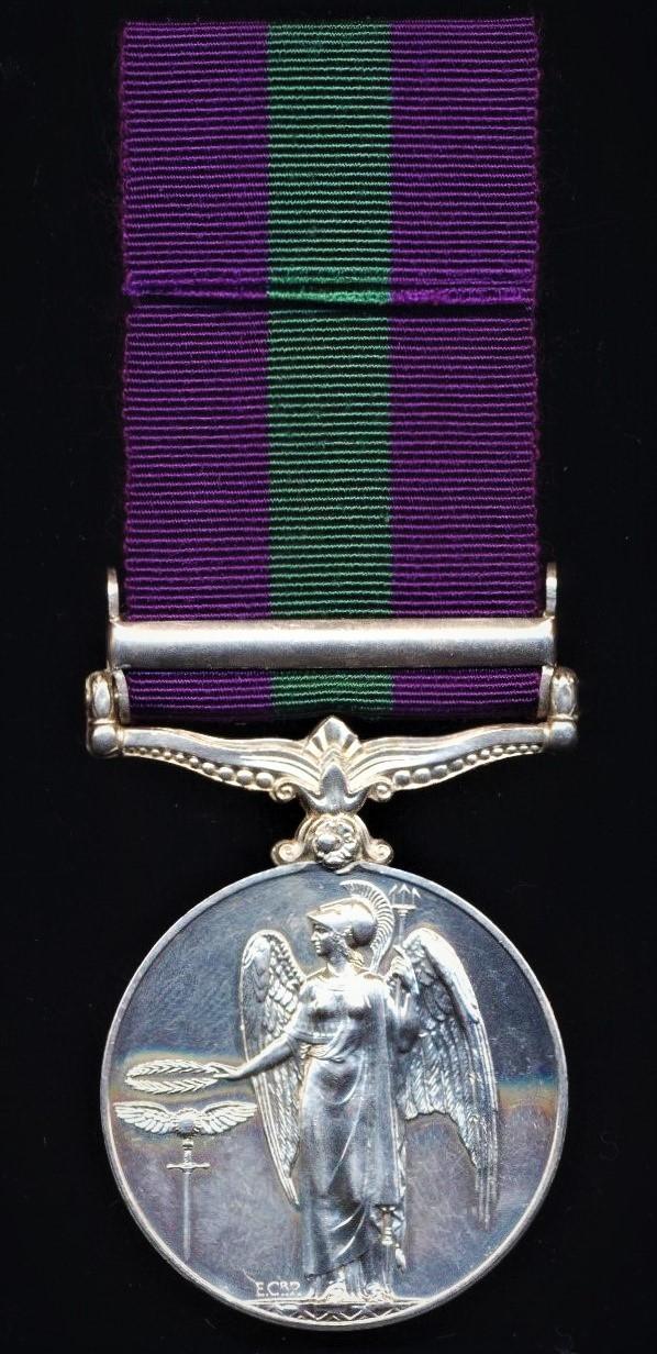 Aberdeen Medals | General Service Medal 1918-1962. GVI Second Issue ...