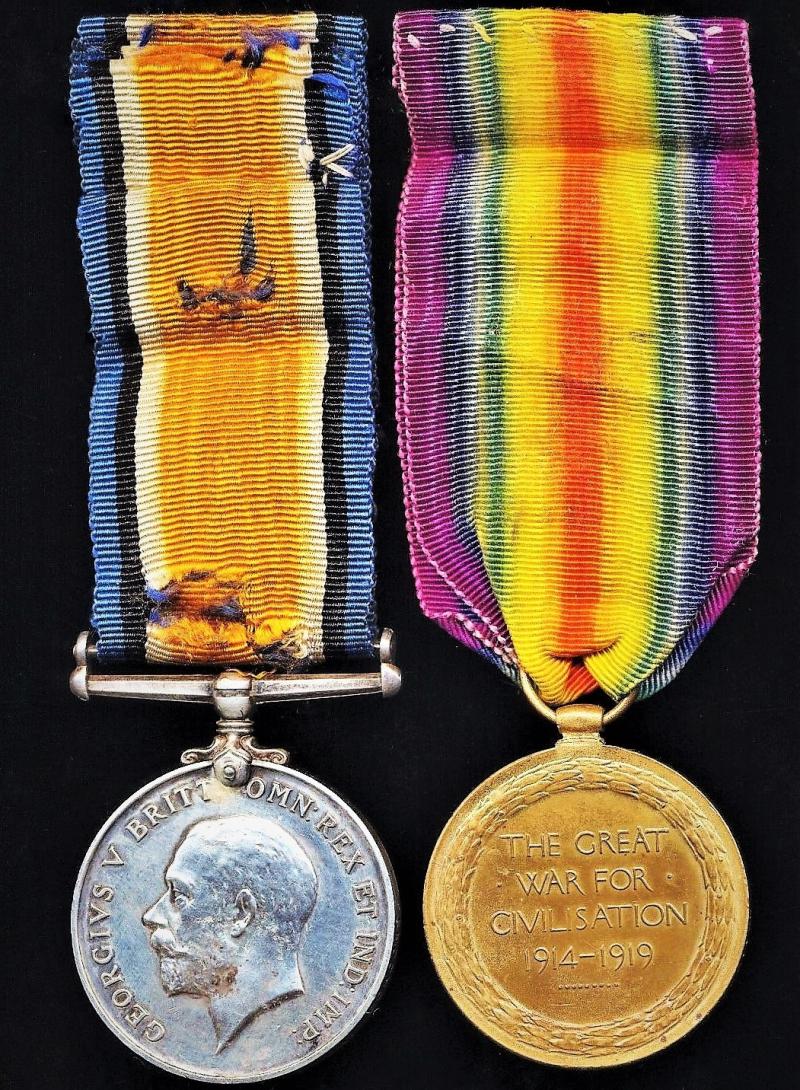 A 'Bradford Man's' Great War campaign medal pair: Private John James McGregor, Gordon Highlanders attached to 1/14 London Regiment (London Scottish)