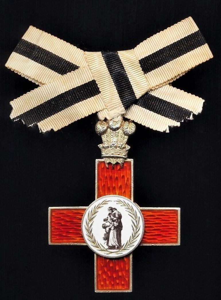 Order of the League of Mercy. Lady's shoulder badge