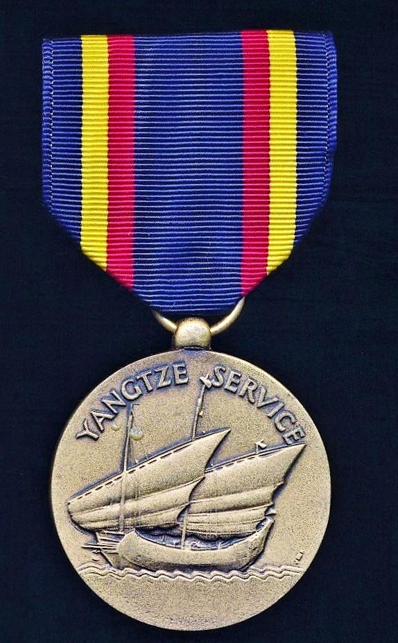 United States: Yangtze Service Medal. United States Navy reverse