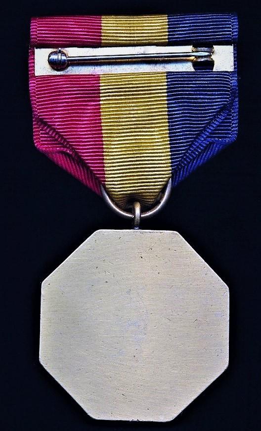 United States: Navy and Marine Corps Medal. With 2 x 'Gold Stars' further awards emblems on riband