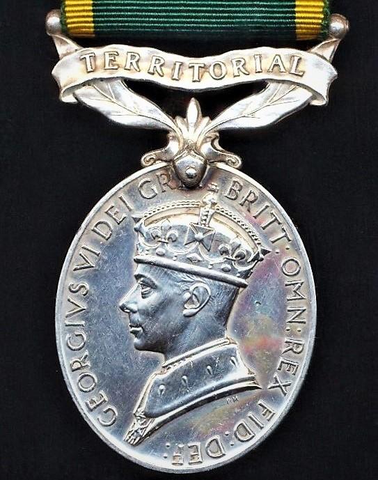 Aberdeen Medals | Efficiency Medal. GVI second issue with 'Territorial ...