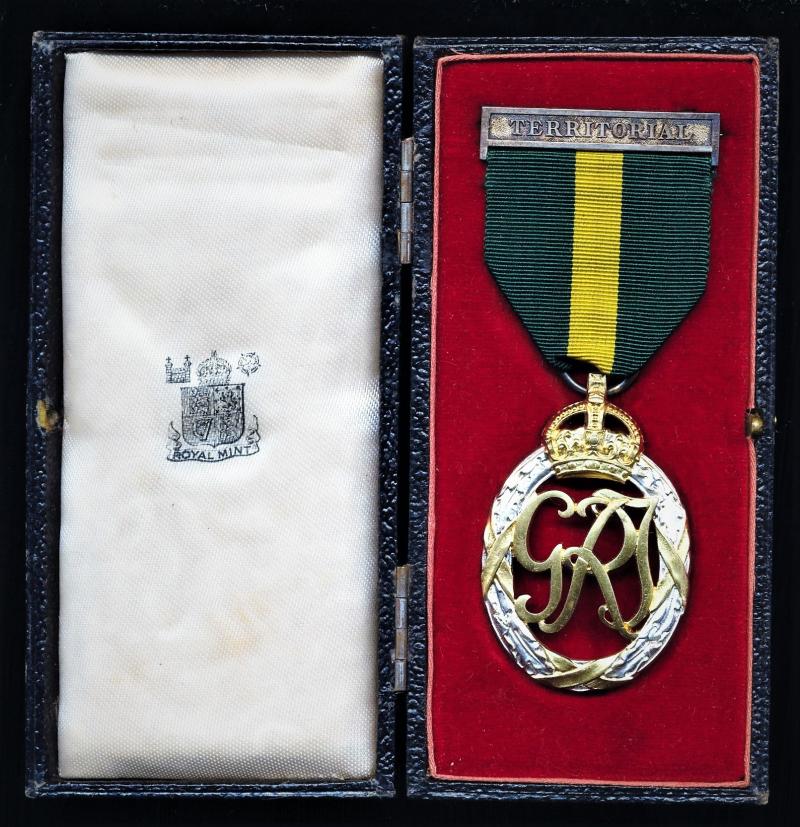 Aberdeen Medals | Efficiency Decoration. GVI 1st issue with integral ...