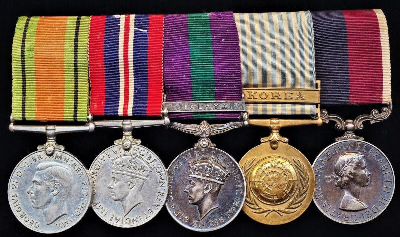 A Second World War, Malaya Emergency and Korea service campaign medal group of 5: Sergeant J. N. Johnstone,  Royal Air Force