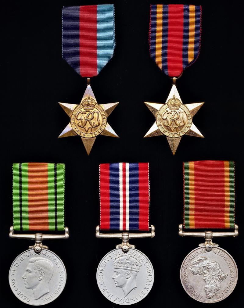 A scarce 'Fighting Irish' (Brother Para Officer KIA Arnhem) Bay of Bengal Burma Star campaign medal group to the South African Naval Force: Able Seaman John Travers Radcliff, South African Naval Force attached to Royal Navy