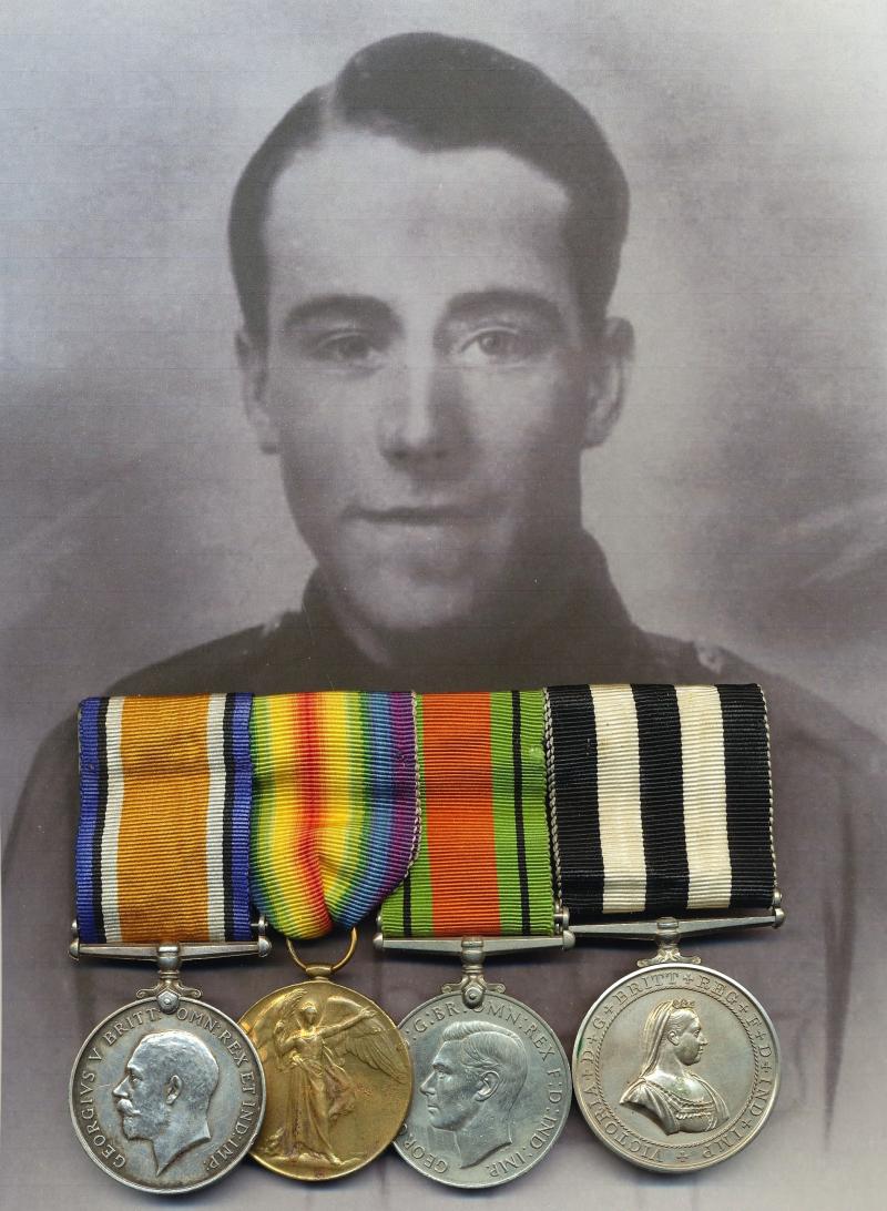 A 'World Wars' Dorset man's campaign and long service medal group of 4: Ambulanceman Robert Caleb Rogers, St.John Ambulance Brigade late, Dorsetshire Regiment