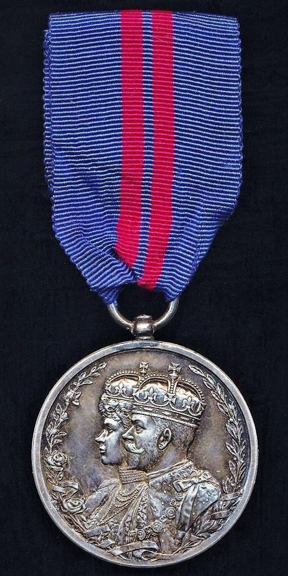 Delhi Durbar Medal 1911. Silver issue