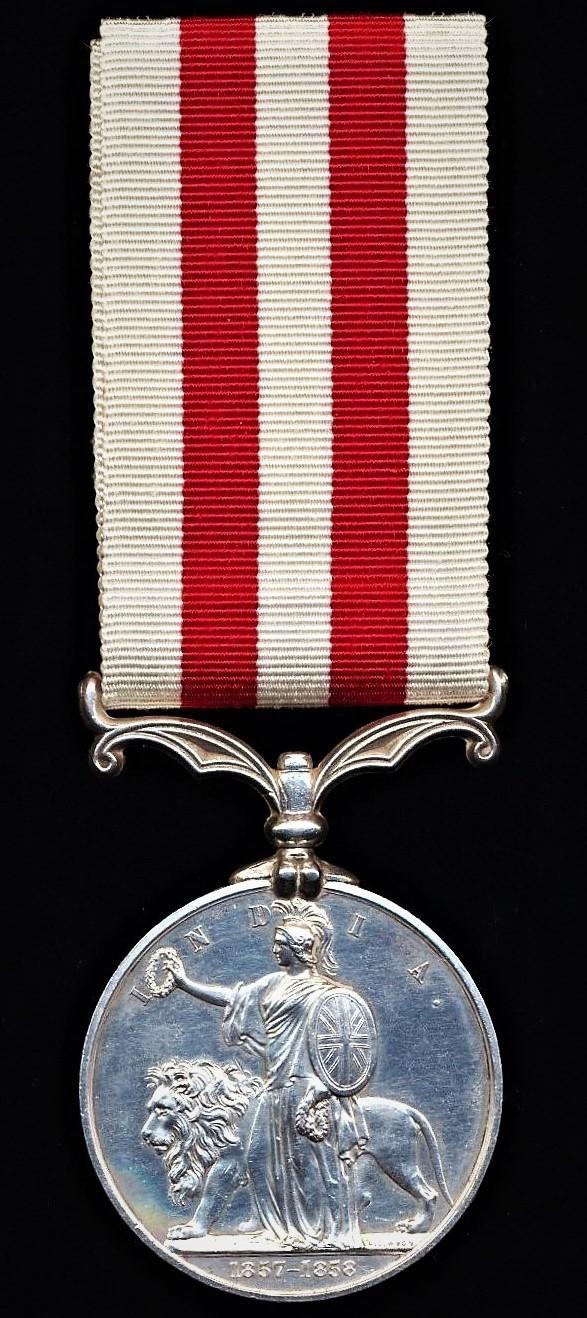 Indian Mutiny Medal. No clasp (Qr Mr Serjt J. Brown, 7th Madras Cavalry)