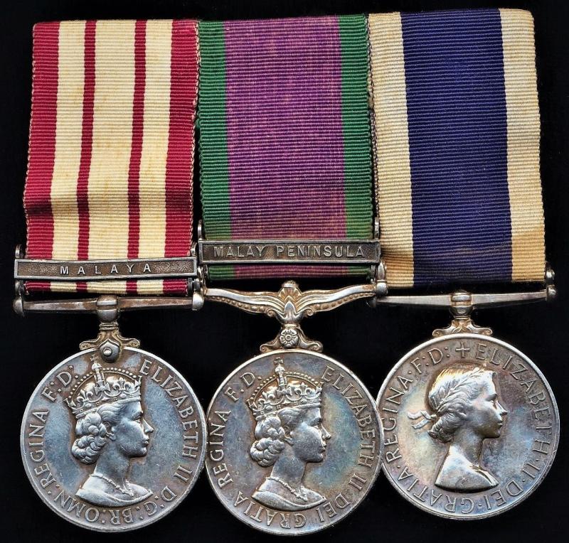 A Naval 'Fleet Air Arm' South East Asia campaign & long service medal group of 3: Petty Officer Air Fitter Eric Charles Henry Score, Fleet Air Arm Royal Navy late H.M.S. Condor
