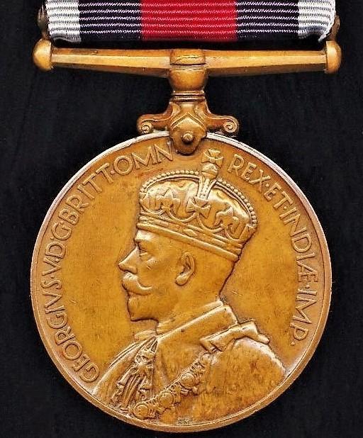 Indian Police Medal. GV issue with 'For Distinguished Conduct' reverse (Mirza Khan, Burma Mily Police.)
