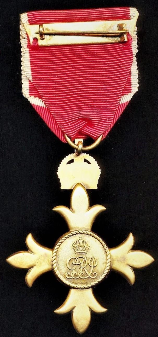 Order Of The Most Excellent Order of the British Empire (Civil). A 4th class Officer’s (O.B.E.) 2nd type breast badge. Silver gilt