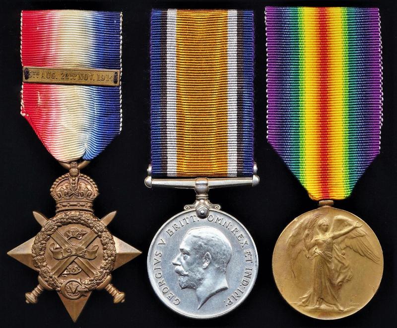 Aberdeen Medals | A Horse Gunner's '1914' campaign medal group of 3 ...