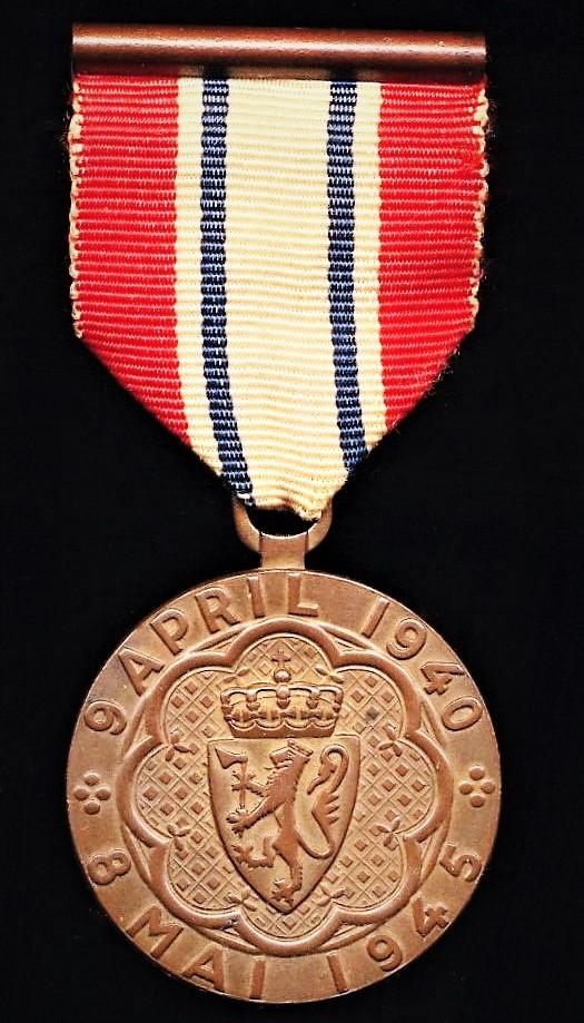 Norway: Defence Medal 1940-1945 (Deltagermedaljen 9. april 1940 - 8. mai 1945)