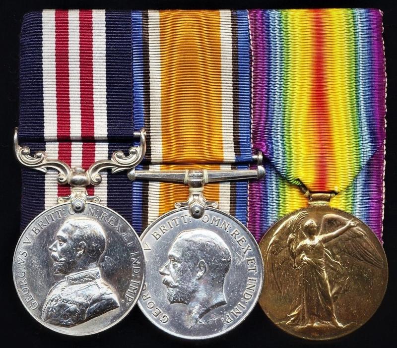 A Highlands 'Ullapool' soldier's Great War 'Reconnaissance' bravery and campaign medal group of 3: Private James Roderick Matheson, M.M.. M.A. (Hons), 2nd Battalion Gordon Highlanders, late 7th Battalion Queen's Own Cameron Highlanders