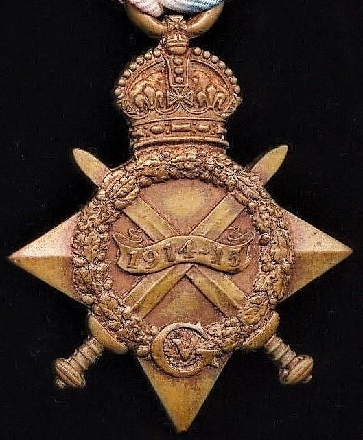 Aberdeen Medals | 1914-15 Star (1579 Pte. A. Admans Oxf: & Bucks: L.I.)