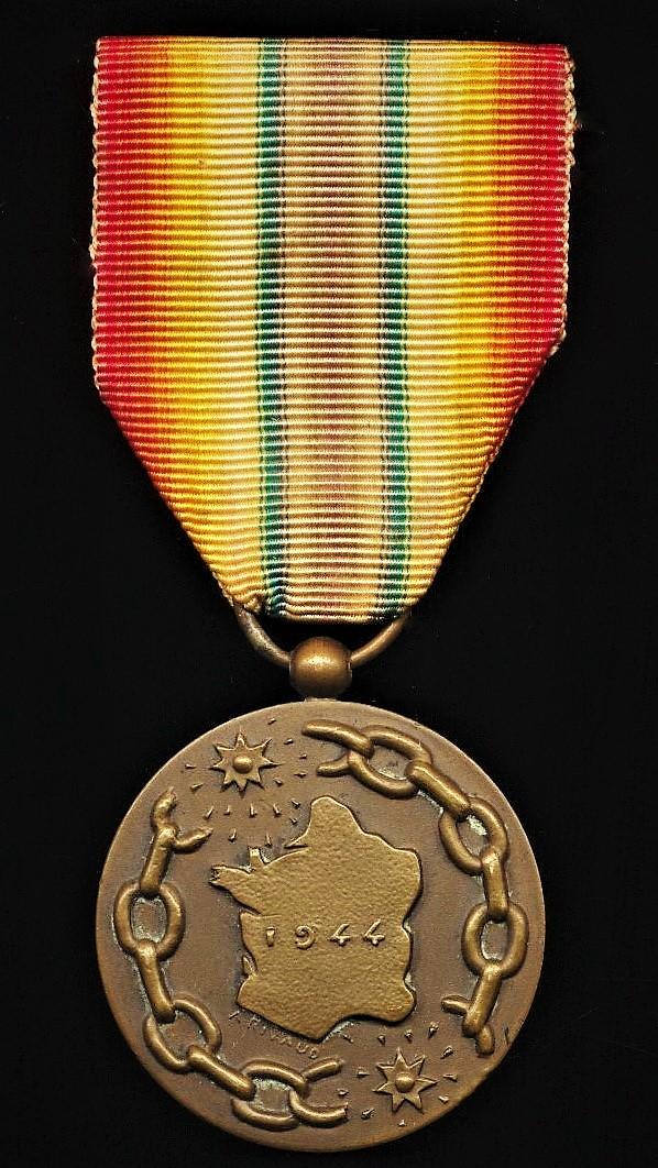 France: Medal of Liberated France 1944 (Medaille de la France Liberee 1944)
