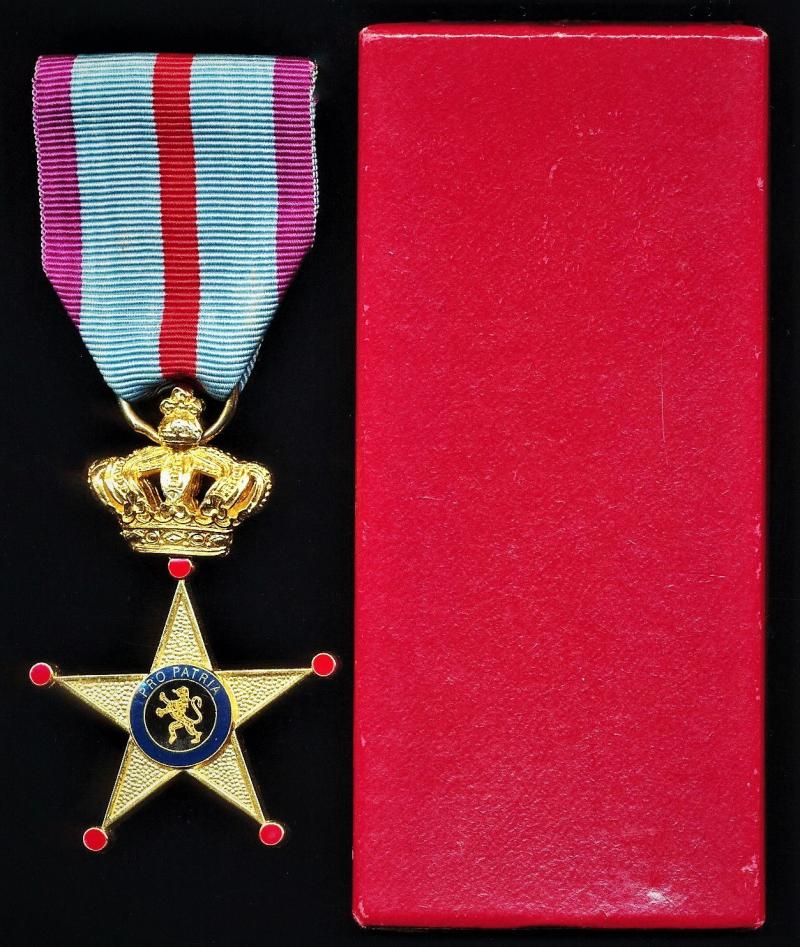 Belgium: Military Overseas Honour Cross (Erekruis voor Militaire Dienst in het Buitenland / Croix d'Honneur pour Service Militaire Etranger). 3rd Class award