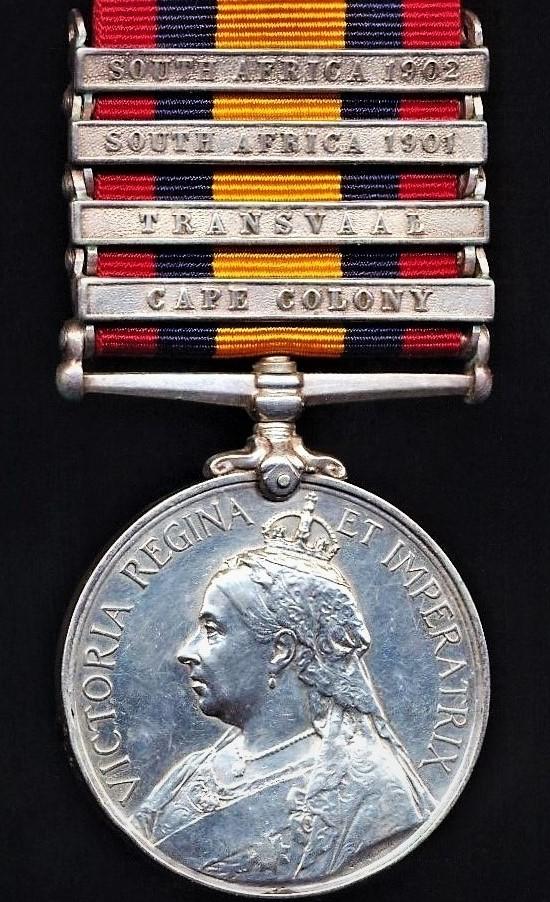 Aberdeen Medals | Queens South Africa Medal 1899-1902. Silver issue ...